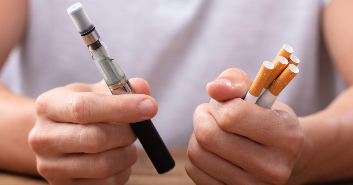 E-cigarettes vs Tabacco. Foto: University of Waterloo.
